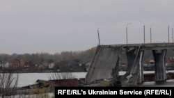 Зруйнований міст на Херсонщині