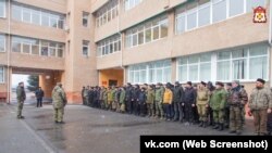 Формування з казаків війська 2-го казачого батальйону «Чорноморського казачого війська» в Криму загону військових на війну в Україну, 18 березня 2022 року, Крим