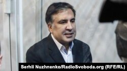 Михаил Саакашвили сотта отыр. Киев, 11 желтоқсан 2017 жыл.