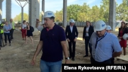 Mikheil Saakashvili Odessa hava limanı terminalının tikintisində