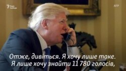 Трамп вимагав від чиновника у штаті Джорджія «знайти» голоси за нього, можливо, порушивши закон (відео)