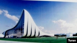 Azerbaijan -- Haydar Aliyev Center, slide show, 10Sep2007