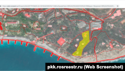 Ділянка в Гаспрі, придбана фірмою, пов'язаною з Віктором Медведчуком