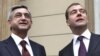 Rusiya Prezidenti Dmitri Medvedev və Ermənistan Prezidenti Serj Sarkisyanç 12 oktyabr 2009-cu il, Qorki şəhəri