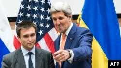 Голова МЗС України Павло Клімкін та держсекретар США Джон Керрі