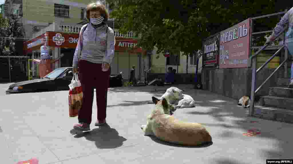 На одній із вулиць Ялти