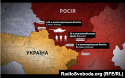 Російські підрозділи Західного військового округу біля кордонів України