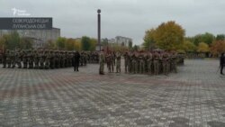 Уперше за 30 років. На Луганщині відбувся військовий парад (відео)