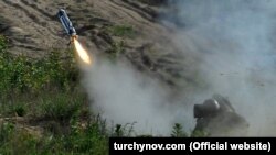 Українські військові на полігоні випробовують ПТРК Javelin, 22 травня 2018