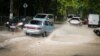 UKRAINE - downpour in Simferopol, 19Jul2018