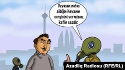 Gündüz Ağayevin karikaturası