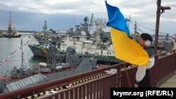 Во время празднования Дня Военно-морских сил Украины, Одесса, 2 июля 2017 года 