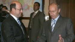 Олександр Бабаков (л) і Володимир Путін (п), архівне фото 2007 року