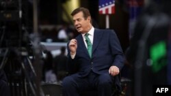 Пол Манафорттың АҚШ президенттігіне кандидат Дональд Трамптың сайлау штабының жетекшісі болған кездегі суреті. Огайо, АҚШ, 17 шілде 2017 жыл.