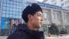 Kazakhstan, Aktobe. Meyrambek Zholdybayev, 3rd year student of K.Zhubanov Aktobe University, December 26, 2019