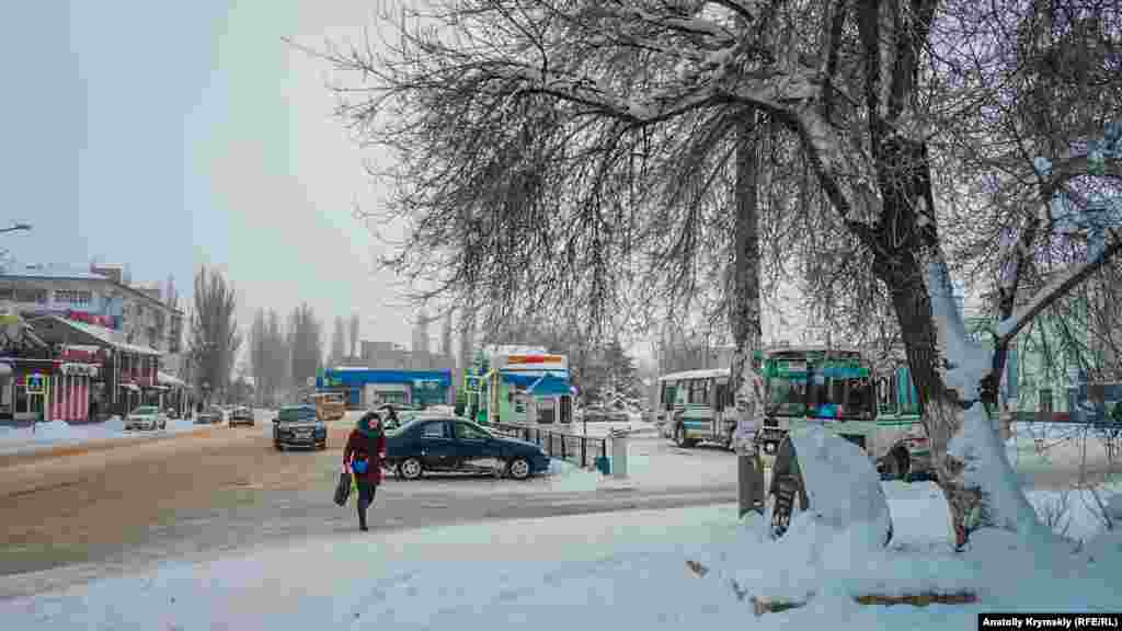 В районі джанкойської автостанції