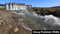 Перекидання води з Тайганського в Сімферопольське водосховище, 17 жовтня 2020 року