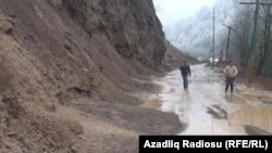 Azərbaycanın Cənub regionunda sürüşmə zonası