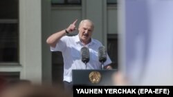 Alyaksandr Lukashenka 16 avqust yürüşündə