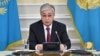 KAZAKHSTAN -- Kazakh President Qasym-Zhomart Toqaev attends a meeting in NUr-Sultan, May 27, 2020